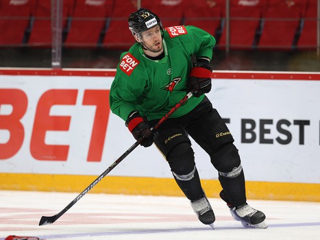 Раскатка «Авангарда» перед матчем против СКА