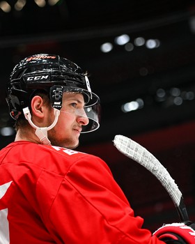 Раскатка «Авангарда» перед матчем против СКА