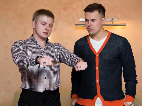 Ужин с хоккеистами "Авангарда"