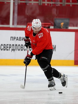 Тренировка «Авангарда» в Екатеринбурге перед третьим матчем серии с «Автомобилистом»