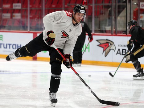 Раскатка «Авангарда» перед матчем с «Амуром»