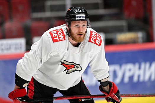 Первая ледовая тренировка «Авангарда»