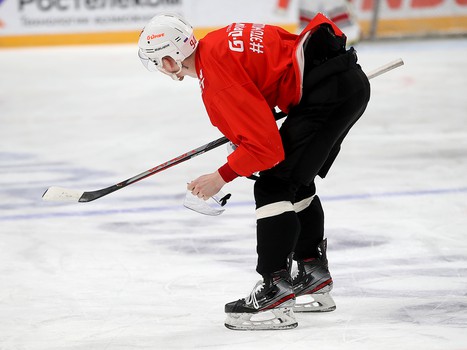 Раскатка «Авангарда» перед выездным матчем с «Трактором»