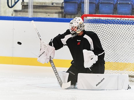 Первая тренировка "Авангарда" на сборе в Финляндии