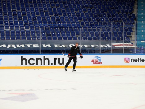 Раскатка «Авангарда» перед выездным матчем с «Нефтехимиком»