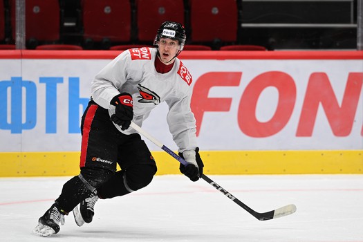 Тренировка «Авангарда» перед матчем с «Ак Барсом»