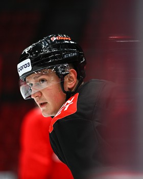 Раскатка «Авангарда» перед матчем с «Витязем»