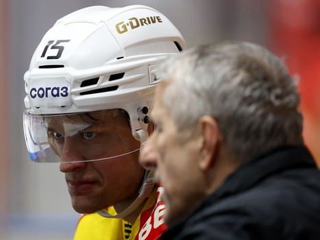 Раскатка «Авангарда» перед матчем в Хабаровске