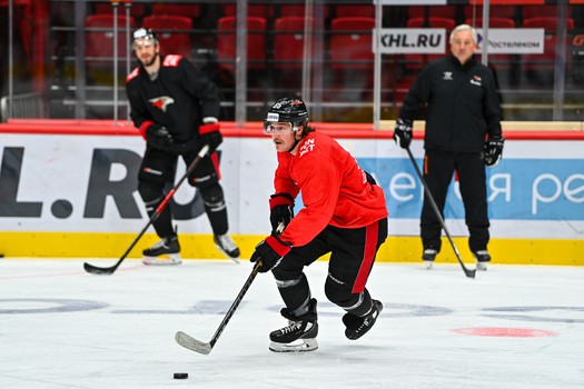 Раскатка «Авангарда» перед матчем с ХК «Сочи»