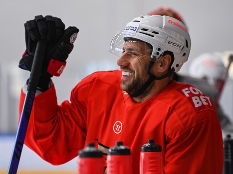 Тренировка «Авангарда» в Омске