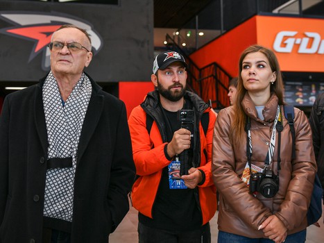 Раскатка «Авангарда» перед домашним матчем с «Сибирью»