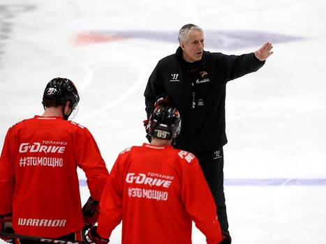 Раскатка «Авангарда» перед матчем с ЦСКА