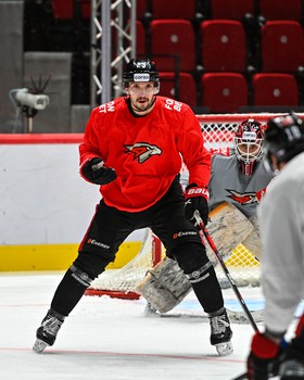 Тренировка «Авангарда» в Омске