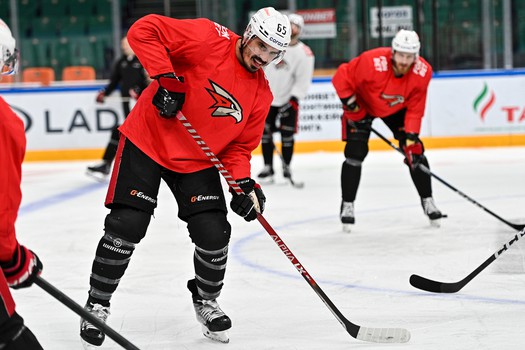 Раскатка «Авангарда» перед первым матчем финала Востока с «Ак Барсом»