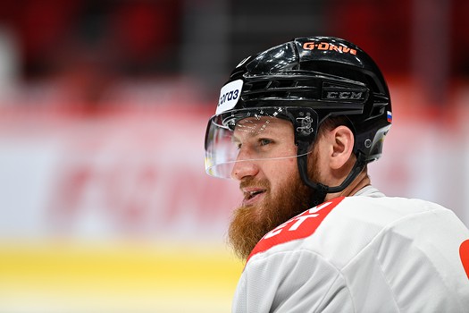 Раскатка «Авангарда» перед матчем с «Витязем»