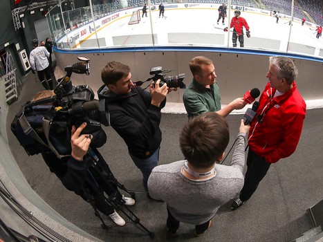 Раскатка «Авангарда» перед третьим матчем серии с «Барысом»