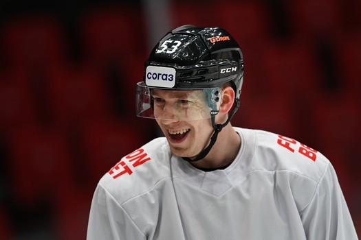 Раскатка «Авангарда» перед матчем с «Металлургом»