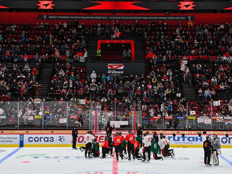 Открытая тренировка «Авангарда» перед вторым раундом плей-офф