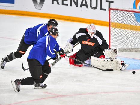 Раскатка "Авангарда" перед игрой со "Спартаком"