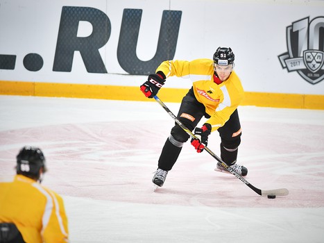 Раскатка "Авангарда" перед матчем с "Амуром"