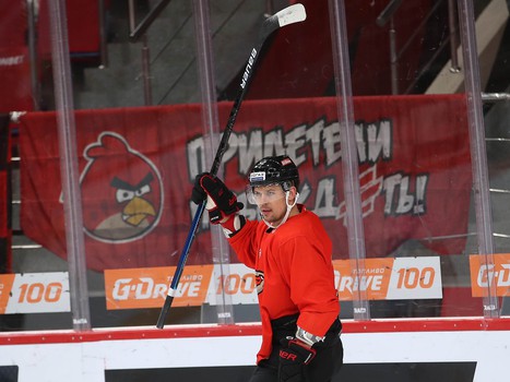 Раскатка «Авангарда» перед матчем с «Трактором»