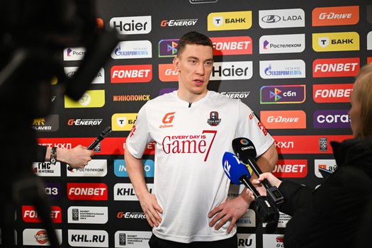 Открытая тренировка «Авангарда» для СМИ