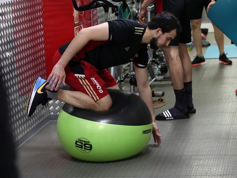 Раскатка «Авангарда» перед выездным матчем с «Автомобилистом»