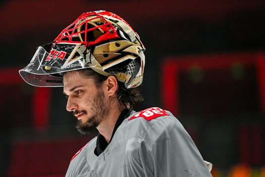 Тренировка «Авангарда» перед матчем с «Витязем»