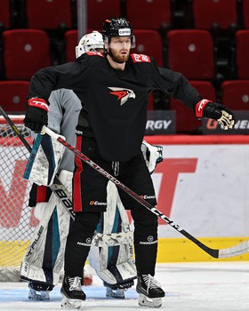 Раскатка «Авангарда» перед матчем с «Автомобилистом»