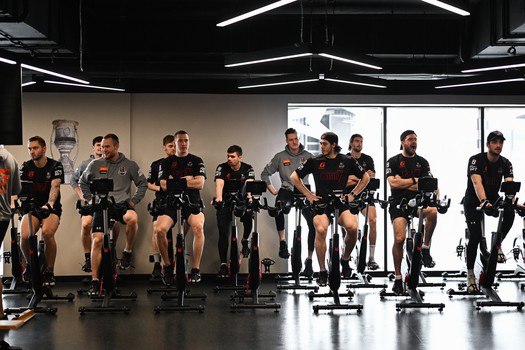 Открытая тренировка «Авангарда» для СМИ