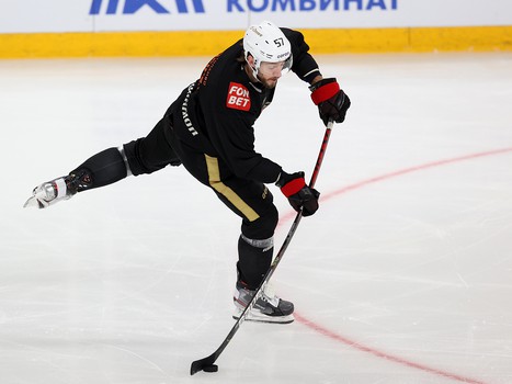 Раскатка «Авангарда» перед матчем в Магнитогорске