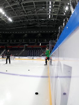 Раскатка «Авангарда» перед юбилейным матчем с «Ак Барсом»