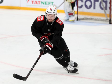 Тренировка «Авангарда» перед пятым матчем серии с «Ак Барсом»