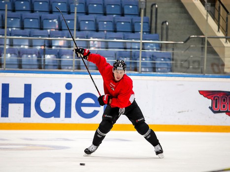 Раскатка «Авангарда» перед матчем с «Салаватом Юлаевым»