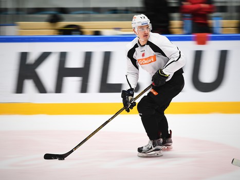 Раскатка "Авангарда" перед выездным матчем с "Барысом"