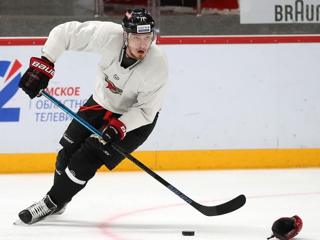 Раскатка «Авангарда» перед матчем с «Барысом»