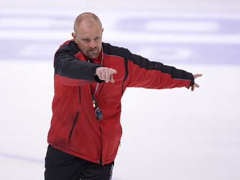 Раскатка "Авангарда" в Астане перед матчем с "Барысом" 17 сентября 2013