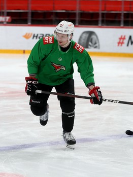 Тренировка «Авангарда» перед выездом