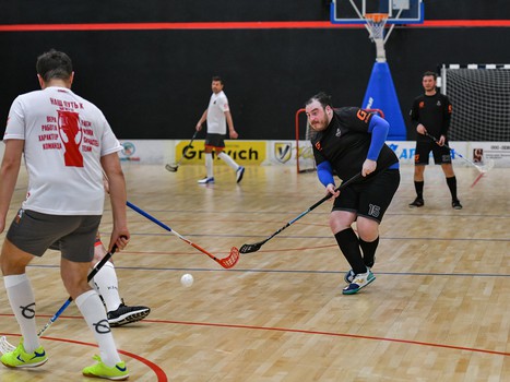 Товарищеский матч по флорболу. «Охранники Крылова» - «Мощные СМИ» 10:2