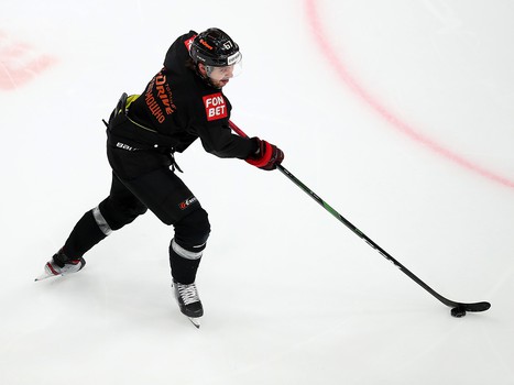 Раскатка «Авангарда» перед матчем с «Металлургом»