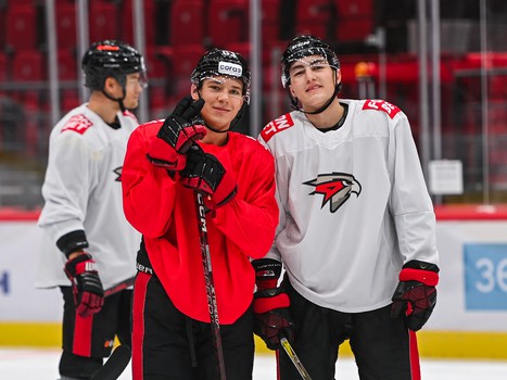 Раскатка «Авангарда» перед домашним матчем с «Сибирью»