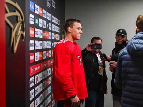 Раскатка «Авангарда» перед домашним матчем с «Сибирью»