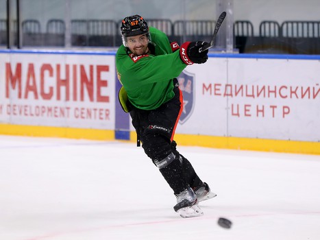 Тренировка «Авангарда» перед стартом турнира в Санкт-Петербурге