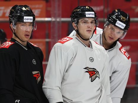 Раскатка «Авангарда» перед матчем с «Локомотивом»