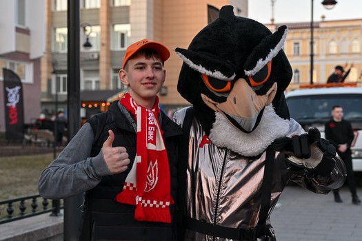 Фан-зона «Авангарда» в Городском саду