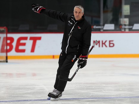 Раскатка «Авангарда» перед матчем со «Спартаком»