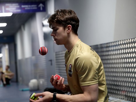 Тренировка «Авангарда» перед стартом финала Кубка Гагарина