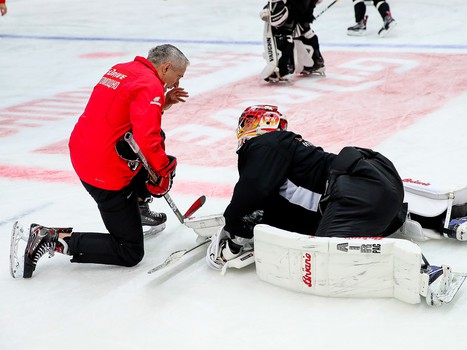 Раскатка «Авангарда» перед матчем со «Спартаком»