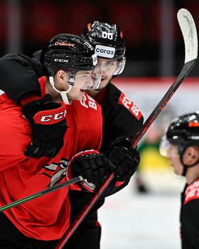 Раскатка «Авангарда» перед матчем с «Трактором»