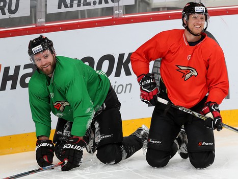 Раскатка «Авангарда» перед матчем с «Куньлунь РС»